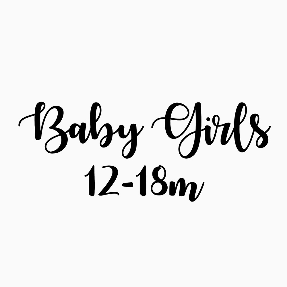 Baby girl 12-18m section